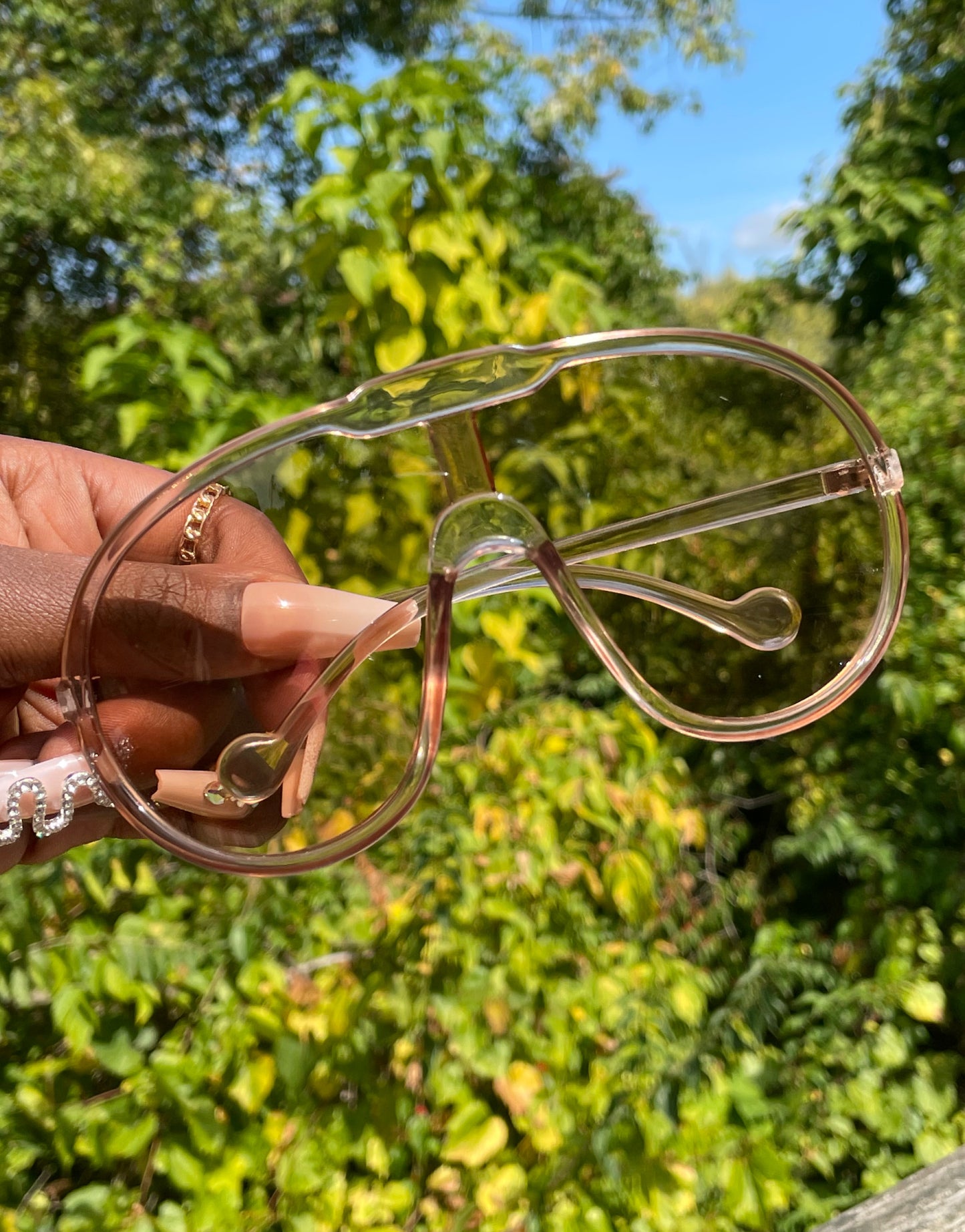 Pool Side oversized irregular shaped shield sunglasses (color options)