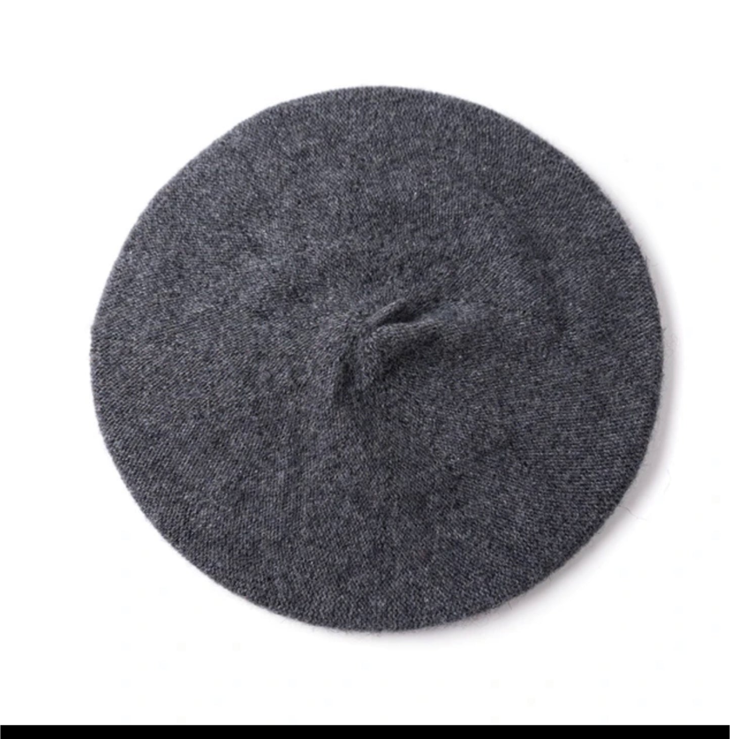 Bad & Boujee vintage solid color wool beret hat (Color options)