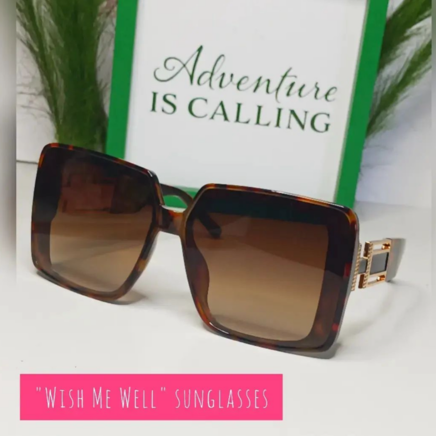 Wish Me Well oversized sunglasses (color options)