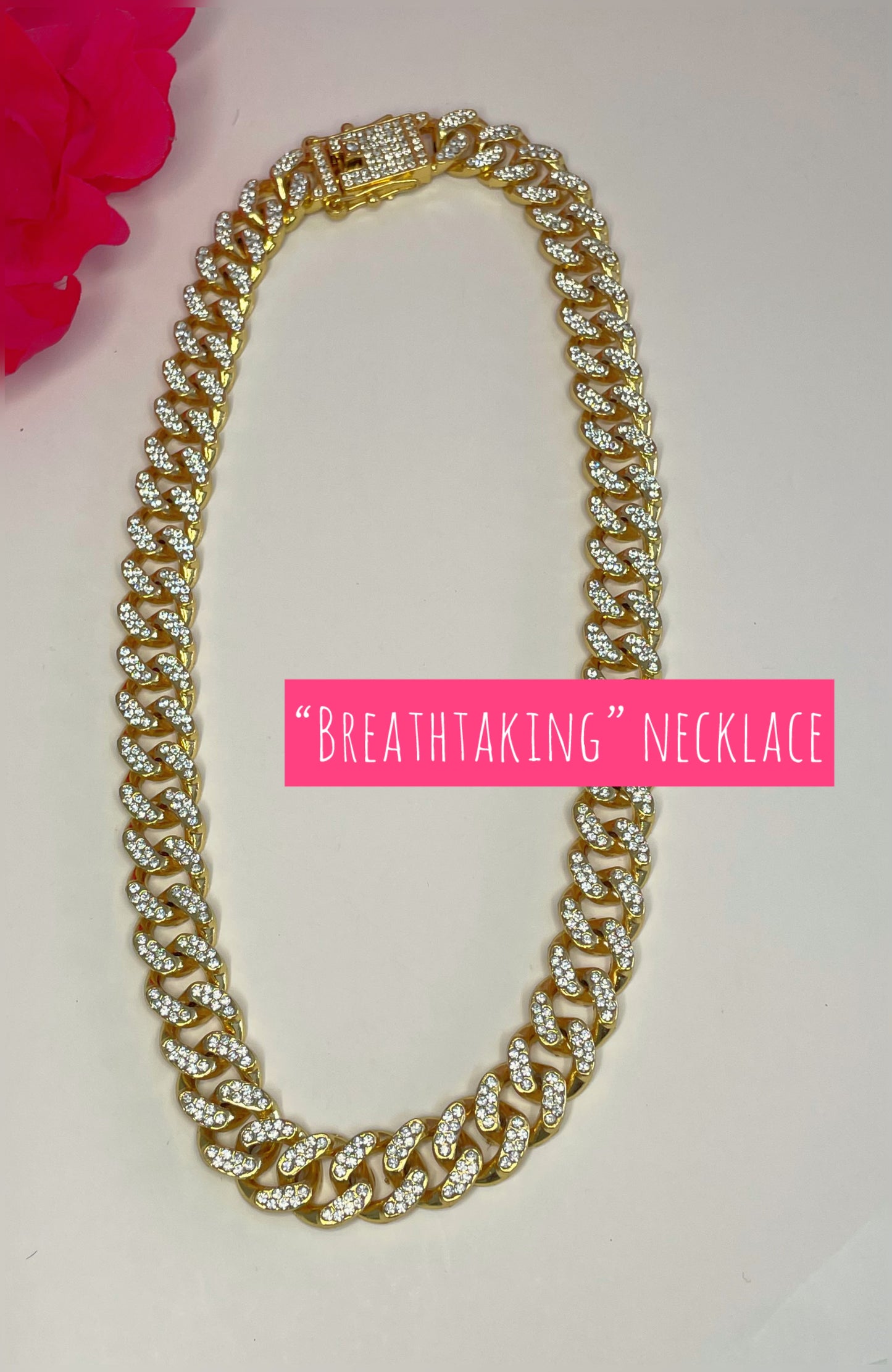 Breathtaking Cuban link necklace (color options)