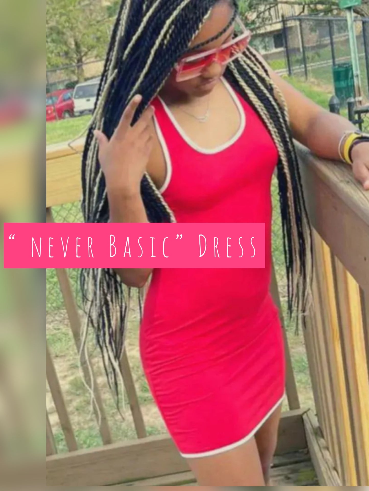 Never Basic halter neck dress (color options)