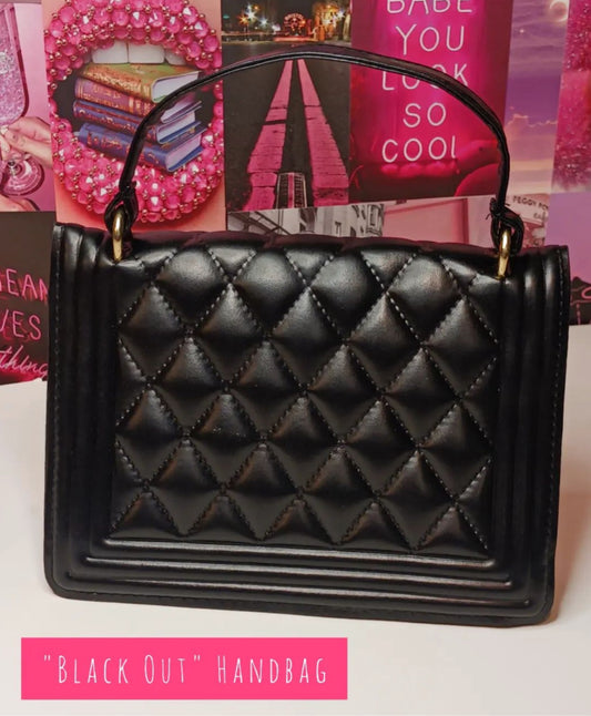 Black Out" handbag