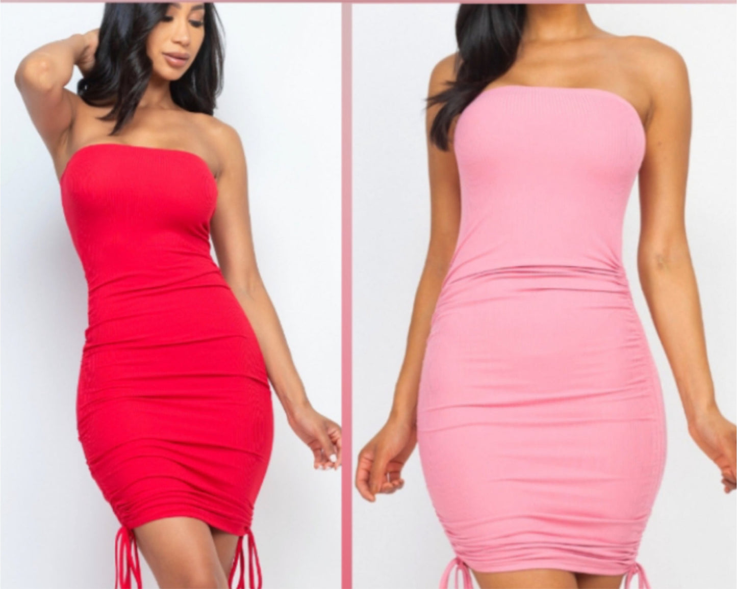 Simple But Sexy ribbed adjustable tube dress (color options)