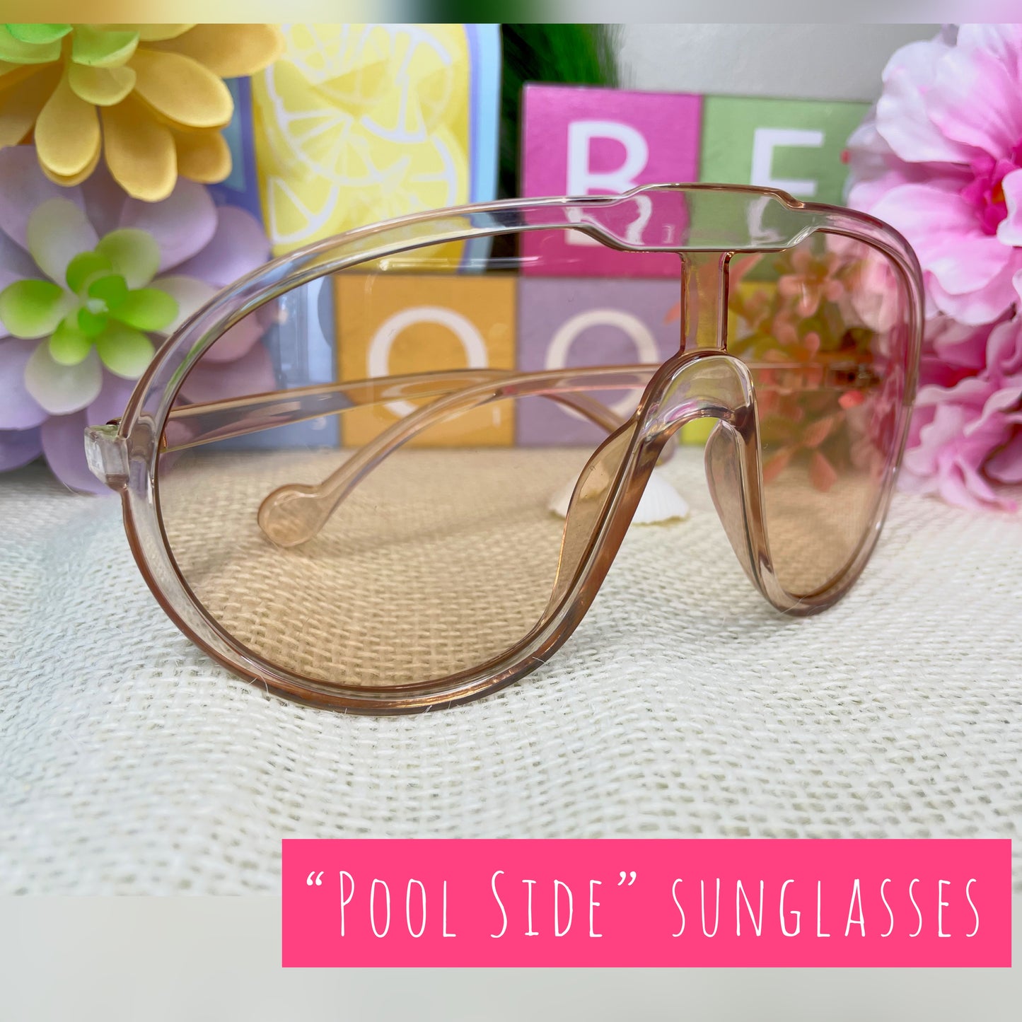 Pool Side oversized sunglasses (color options)