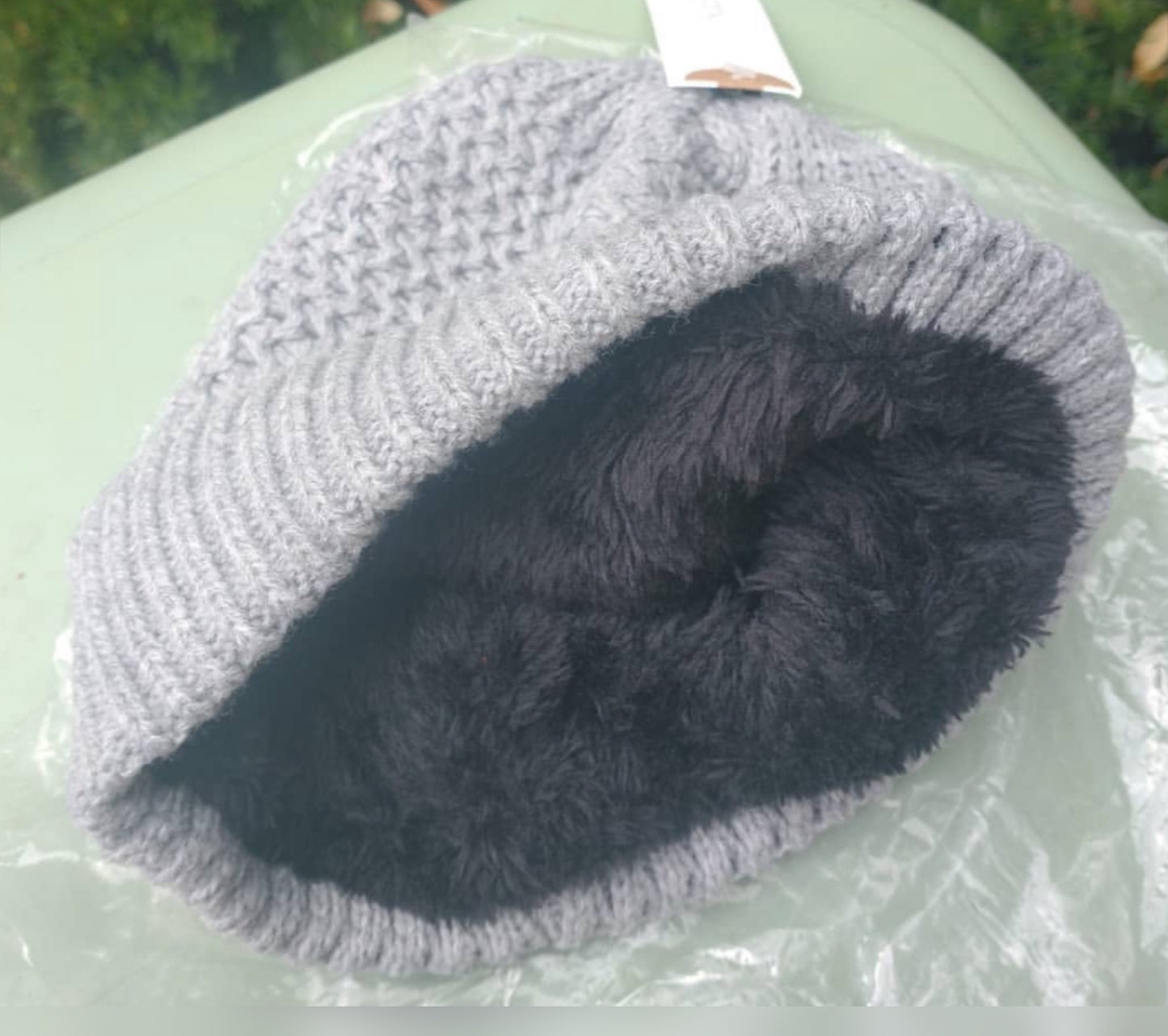 K & B knit fleece lined beanie